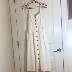 Urban outfitters, cream sundress